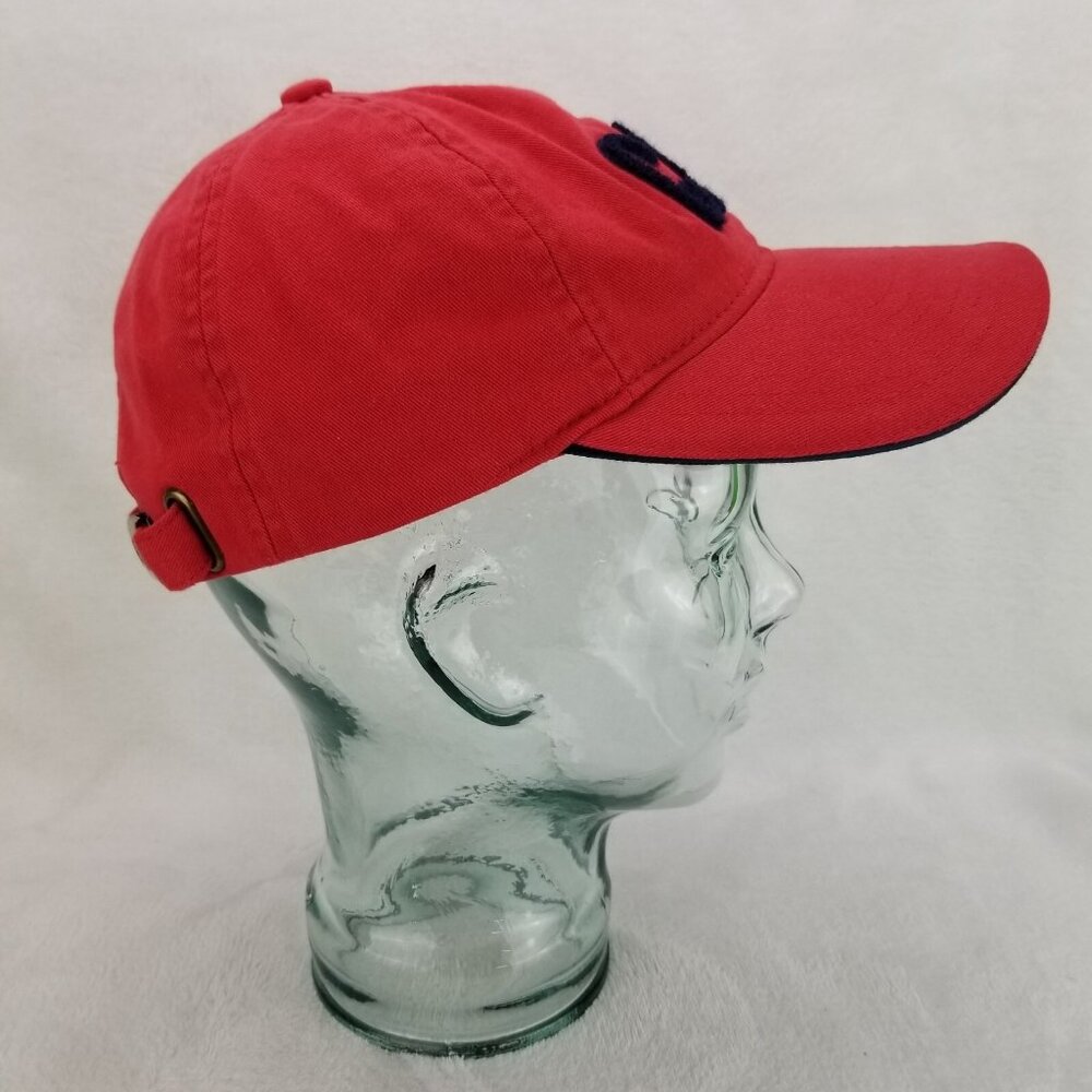 ✅Caterpillar CAT Authentic Baseball Cap Red Raised Black Logo Adjustable OSFA - Picture 6 of 11